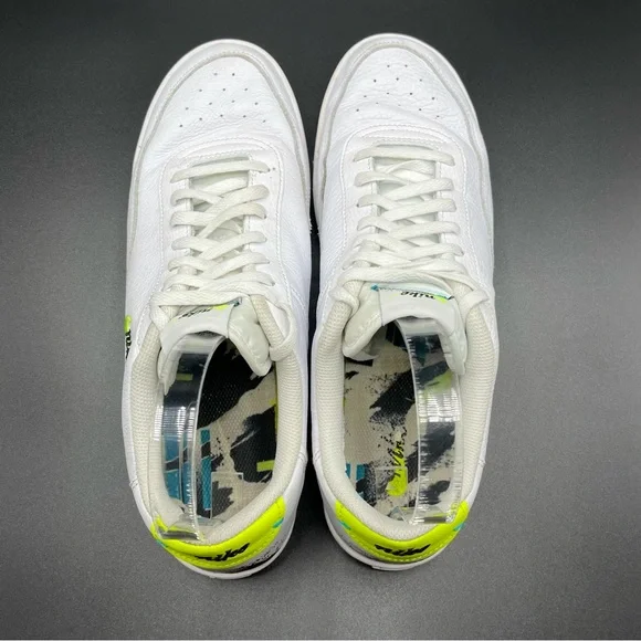 Nike Court Vintage White Volt - Picture 9 of 11